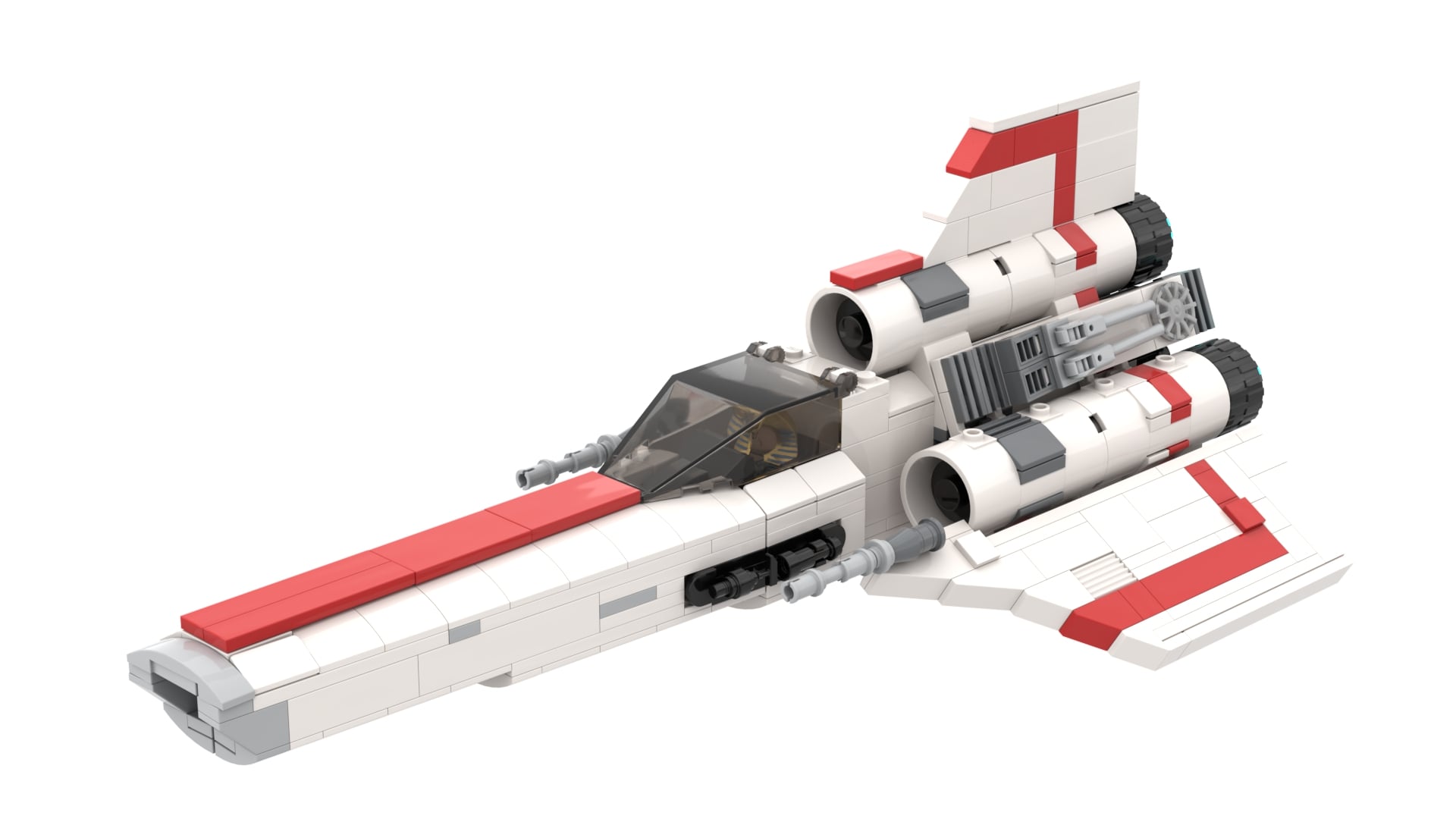 Battlestar Galactica Colonial Viper MK1 - Version 2.1 (white)